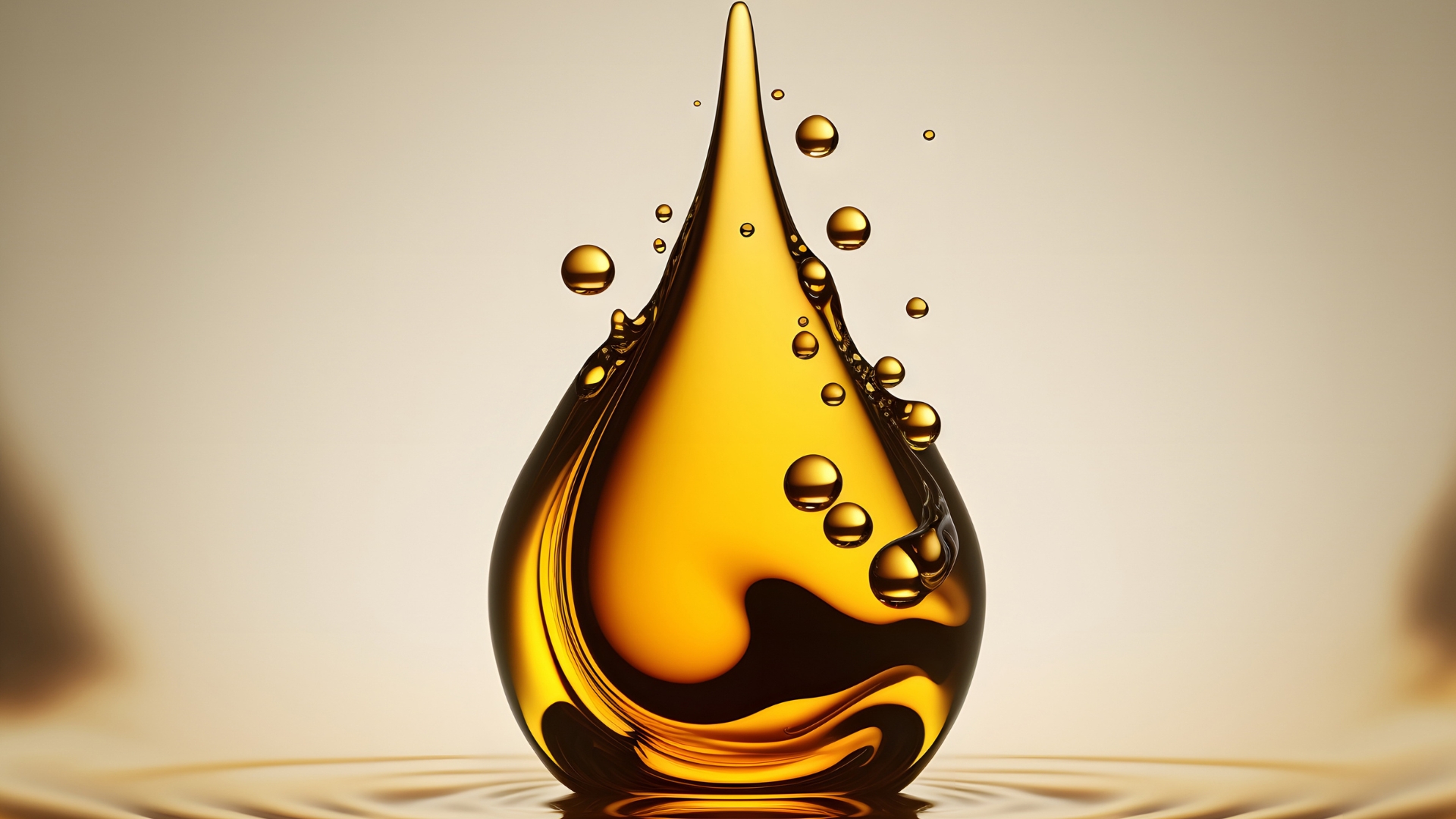 A drop of oil